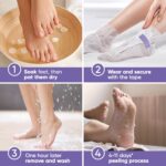 Foot Peel Mask - Foot Mask for Baby Soft Skin - Remove Dead Skin, Dry, Cracked Feet & Callus, Foot Spa, Made with Aloe Vera Extract for Women and Men (2 Pair (Pack of 1), Lavender) - Image 3