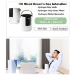 3-in-1 Hydrogen Inhalation Machine 240mL & Hydrogen Water Generator, 99.996% Ultra-Pure, Latest SPE/PEM Ionizer with Platinum Electrodes, 4-Hour Night Mode, Portable for Home, Travel, Car Use - Image 4