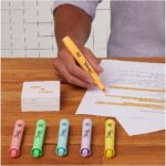 Sharpie® Tank-Style Highlighters, Chisel Tip, Mild Pastel Barrels, Mild Pastel Inks, Pack Of 6 Highlighters - Image 3