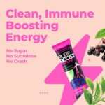Pureboost Immune Clean Energy Booster, Refreshing Energy Drink Mix and Immunity Supplement with Elderberry, 1,200 mg Vitamin C, Vitamins A + D, and Zinc. (Elderberry Power, 30 Count) - Image 4