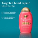 OGX Repair & Protect Bond Protein Repair Conditioner, Lightweight Conditioner Targets Damaged Areas of Hair, Formulated without Parabens, Sulfate-Free Surfactants, 13 fl. oz - Image 3