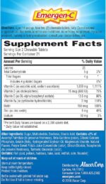 Emergen-C Immune+ Chewables 1000mg Vitamin C with Vitamin D Tablet, Immune Support Dietary Supplement for Immunity, Orange Blast Flavor - 42 Count - Image 8