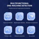 Portable Fingertip Pulse Oximeter And Blood Pressure Monitor With Light Weight Compact Structure And Easy Measurement - Image 3