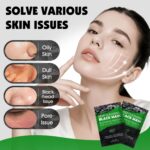 20 Pack Blackhead Remover Mask Set, Charcoal Peel Off Black Face Mask with Brush, Blackhead Pore Acne Remover for Face and Nose, Deep Cleansing for Men and Women - Image 3