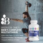 Bronson ONE Daily Men’s Complete Multivitamin Multimineral Once-Daily Multi for Active Men, 180 Tablets - Image 4