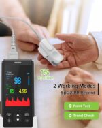 Pulse Oximeter - Handheld Pulse Oximeter Rechargeable Overnight Pulse Ox Continuous oxygen meter finger pulse oximeter Fingertip with Pulse o2 sat monitor finger for oxygen SpO2 - Image 5