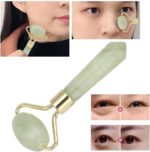Jade Stone Facial Roller - 3.3x1.6in Face Massager, Mini Handheld Multifunctional Skin Tightening Tool for Face Lifting - Image 4