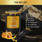 Pure of Himalayan of Shilajit of Honey Sticks with Organic & Saffron, 85+ Trace Minerals, 75%+ Fulvic Acid, 30 Count | Natural Energy & Immunity Booster | Easy Single-Use Packets - Image 5