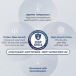 Shark FlexFusion Hair Straightener & Powerful Hair Dryer with Fusion Hair Brush, Ceramic Air Styler with Auto-Wrap Curlers & Concentrator, Ceramic Plates, Cosmic Blush HD641S - Image 5