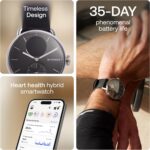 WITHINGS ScanWatch 2 - Hybrid Smart Watch, Heart Rate Monitoring, Fitness Tracker, Cycle Tracker, Sleep Monitoring, GPS Tracker, 30-Day Battery Life, Android & Apple Compatible, HSA/FSA - Image 4