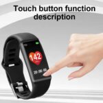 FITCENT Heart Rate Monitor Chest Strap with Fitness Tracker, ANT+ 5.3Khz Bluetooth Heart Rate Monitor Compatible with Polar Garmin DDP Yoga, HR Sensor with Sports Bracelet - Image 3