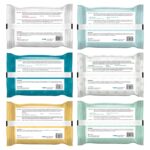 Epielle Makeup Remover Wipes, Remove Waterproof Mascara, Gentle Daily Facial Cleanser Towelettes with Vitamin C, Aloe Vera & Collagen, Stocking Stuffers, 30 Count (Pack of 6) - Image 3