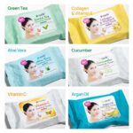 Epielle Makeup Remover Wipes, Remove Waterproof Mascara, Gentle Daily Facial Cleanser Towelettes with Vitamin C, Aloe Vera & Collagen, Stocking Stuffers, 30 Count (Pack of 6) - Image 6