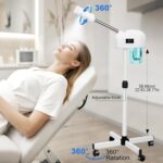 Professional Facial Steamer, Nano Ionic Hot Mist Spray, Stand Facial Steamer for Estheticians, Timer Function, Vaporizador Face Steamer on Wheel, for Home Salon SPA - Image 3
