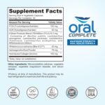 Oral Complete 11-in-1 Dental Probiotics, Bad Breath Treatment Halitosis Tonsil Stone with Non-GMO with BLIS K12, Ashwagandha and Collagen, 120 Capsules - Image 6