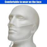 10 Pack High-Flow Soft Nasal Oxygen Cannula, Standard Connector 7 Ft, Green Tubing and Each Individual Packing - Image 3