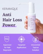 Keranique Hair Regrowth Treatment for Women - 2% Minoxidil for Hair Growth & Thickening - Topical Solution Scalp Treatment for Hair Loss & Thinning w/ Precision Spray Applicator - 2 Fl Oz - Image 3