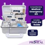 OSHA Compliant First Aid Kit - 10 Person, Type III, ANSI Class A, 111 Pieces for Business, Office, Home, Truck, Car & Construction Site - Wall Mountable | ProHeal - Image 4