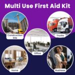 OSHA Compliant First Aid Kit - 10 Person, Type III, ANSI Class A, 111 Pieces for Business, Office, Home, Truck, Car & Construction Site - Wall Mountable | ProHeal - Image 6