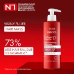 Dercos Collagen Peptide 17 Ultra-Repairing Shampoo, Anti Hair Fall & Bond Repair for Damaged Weak Hair, Strengthens, Reduces Breakage, Boosts Volume - Image 3
