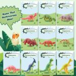 Dinosaur Bath Bombs for Kids with Surprise Inside, 20 Pack Natural Dino Egg Bath Bombs with Exclusive Carnivorous & Herbivorous Dinosaur Toys, Birthday Party Favors for Boys, Girls - Image 4