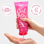 Umberto Giannini Curl Jelly Scrunching Jelly 6.7 fl Oz - Frizz Solution Defining Hair Gel for 2a-4c Curly, Wavy, Coily Hair - Vegan & Cruelty-Free - Image 3