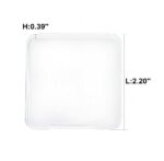 OWLFAVO 2pcs Round Makeup Sponges with 1 Travel Case, Beauty Face Primer Compact Powder Puff, Blender Sponge Replacement for Cosmetic Flawless Foundation, Sensitive and All Skin Types - Image 3