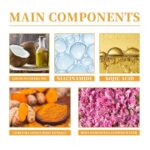 Turmeric Face Wash With Brush, Glow WashTurmeric Foaming Facial Cleanser for Blackhead & Pore Care, Daily Gentle Facial Cleanser Face All Skin -1Pcs - Image 4