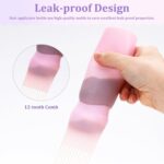 Cosywell Root Comb Applicator Bottle 6 Ounce Hair Dye Applicator Brush 3 Pack for Hair Root Comb Color with Graduated Scale(Pink White Purple) - Image 4