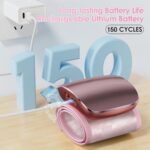 Wrist Blood Pressure Monitors for Home Use with Curved Screen, Rechargeable Bp Machine, One-Button Switch Voice and User, Easy to Use, 5.31-9.25inch Bp Cuff, with Storage Case Bp Monitor - Image 6