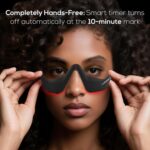 Under-Eye Red Light Therapy Device, & Microcurrent Eye Massager, Puffiness, Eye Bags - Red Light Therapy Glasses for Reducing Wrinkles and Fine Lines - Image 3