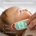 Frida Baby Thermometer, 3-in-1 Infrared Thermometer for Ear, Forehead & Touchless, Fever Thermometer for Baby, Infants, Toddlers, Kids & Adults - Image 3
