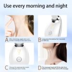 Face Sculpting Tool, Neck and Face Massager, Portable 3 in 1 Facial Device for Daily Skin Care, White - Image 4
