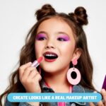 Claire's Ultimate Makeup Kit, 18-Piece Real Cosmetic Set, Makeup for Kids 8-12, Girl Toys & Beauty Activity Gift with Lip Gloss, Lipstick, Eyeshadow, Eyeliner, Blush, Highlighter & Carry Case - Image 4