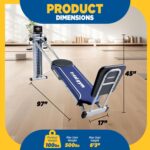 Total Gym Evolve, Incline Bodyweight Training Home Exercise Machine w/ Adjustable Glideboard, 16 Levels of Resistance, & Deluxe Squat Stand - Image 3