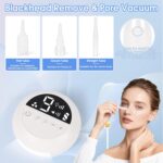 Pro Cordless Microdermabrasion Machine, Beauty Star Portable Facial Pore Vacuum Tool for Blackhead Removal, Glowing Skin, 3 Diamond Tips & 9-Setting Suction, Home and Salon Use - Image 6