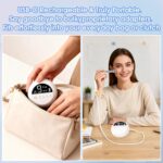 Pro Cordless Microdermabrasion Machine, Beauty Star Portable Facial Pore Vacuum Tool for Blackhead Removal, Glowing Skin, 3 Diamond Tips & 9-Setting Suction, Home and Salon Use - Image 7