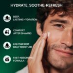 Mens Face Moisturizer Anti-Aging Cream - Lightweight After Shave Lotion for Men - Day & Night Hydrating Skin Care with Niacinamide Collagen Ceramides - Fast-Absorbing Non-Greasy 1.85oz - Image 6