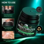 Mens Face Moisturizer Anti-Aging Cream - Lightweight After Shave Lotion for Men - Day & Night Hydrating Skin Care with Niacinamide Collagen Ceramides - Fast-Absorbing Non-Greasy 1.85oz - Image 7