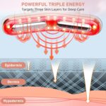 Micro-Current Face Beauty Device, 3 Modes, Red Light Therapy for Face and Neck, Multifunctional Facial Massager Tool - Image 4