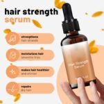 Hair Oil + Scalp Massage Roller Set, Hair Care Oil with Castor Oil and Mineral Oil, Hair Strength Serum Oil for Dry, Damaged & Split Ends, 30ML (1Fl Oz) - Image 4