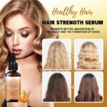 Hair Oil + Scalp Massage Roller Set, Hair Care Oil with Castor Oil and Mineral Oil, Hair Strength Serum Oil for Dry, Damaged & Split Ends, 30ML (1Fl Oz) - Image 7