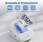 Blood Pressure Monitors for Home use, Automatic Digital BP Machine, Adjustable Upper-Arm Blood Pressure Cuff(8.7'' -16.5''), Large Clear LCD Backlit Display&HR Detection, 2x99 Sets Memory - Image 3