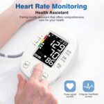 Blood Pressure Monitors for Home use, Automatic Digital BP Machine, Adjustable Upper-Arm Blood Pressure Cuff(8.7'' -16.5''), Large Clear LCD Backlit Display&HR Detection, 2x99 Sets Memory - Image 4
