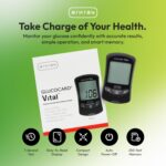 ARKRAY GLUCOCARD Vital Blood Glucose Meter Kit – Complete Glucose Monitoring System with Meter, 10 Test Strips, 10 Lancets, Control Solution, Lancing Device & Carrying Case - Image 3