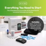 ARKRAY GLUCOCARD Vital Blood Glucose Meter Kit – Complete Glucose Monitoring System with Meter, 10 Test Strips, 10 Lancets, Control Solution, Lancing Device & Carrying Case - Image 5