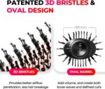 TYMO Hair Dryer Brush Blow Dryer Brush in One, 4 in 1 Ionic Hairdryer and Styler Volumizer with Oval Titanium Barrel, Hot Air Straightener for Smooth Frizz-Free Blowout, Gold - Image 5