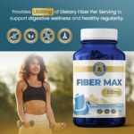 Vykee Nutrition Advanced Fiber Complex – Psyllium Husk, Aloe Vera, Chia & Flax Seed | Vegan, Non-GMO | Supports Digestive Health, Regularity & Gut Wellness | 180 Capsules - Image 5