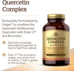 Solgar Quercetin Complex with Ester-C Plus, 100 Vegetable Capsules - Supports Immune Health, Antioxidant - Gentle on The Stomach Vitamin C - Non-GMO, Vegan, Gluten/Dairy Free - 50 Servings - Image 4