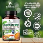 Glucosamine Chondroitin MSM - 3x Strength Joint Support Supplement for Joint Mobility & Comfort For Men and Women, Glucosamine Supplements Complex with Turmeric & Boswellia - 240 Capsules - Image 5